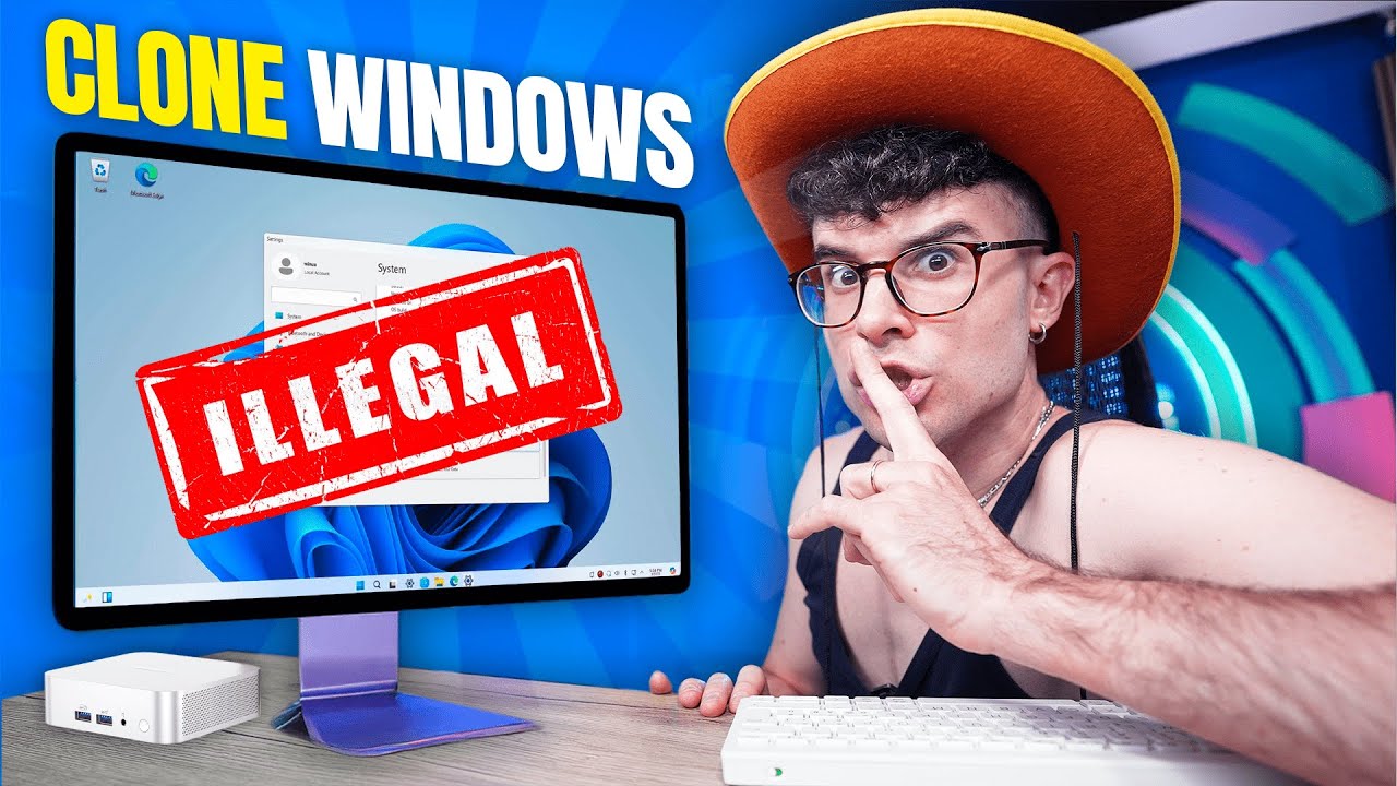 PROVO IL SISTEMA ILLEGALE CLONE DI WINDOWS 11 (che EMULA ANCHE ANDROID)! 😨 (su mini PC Geekom A6)