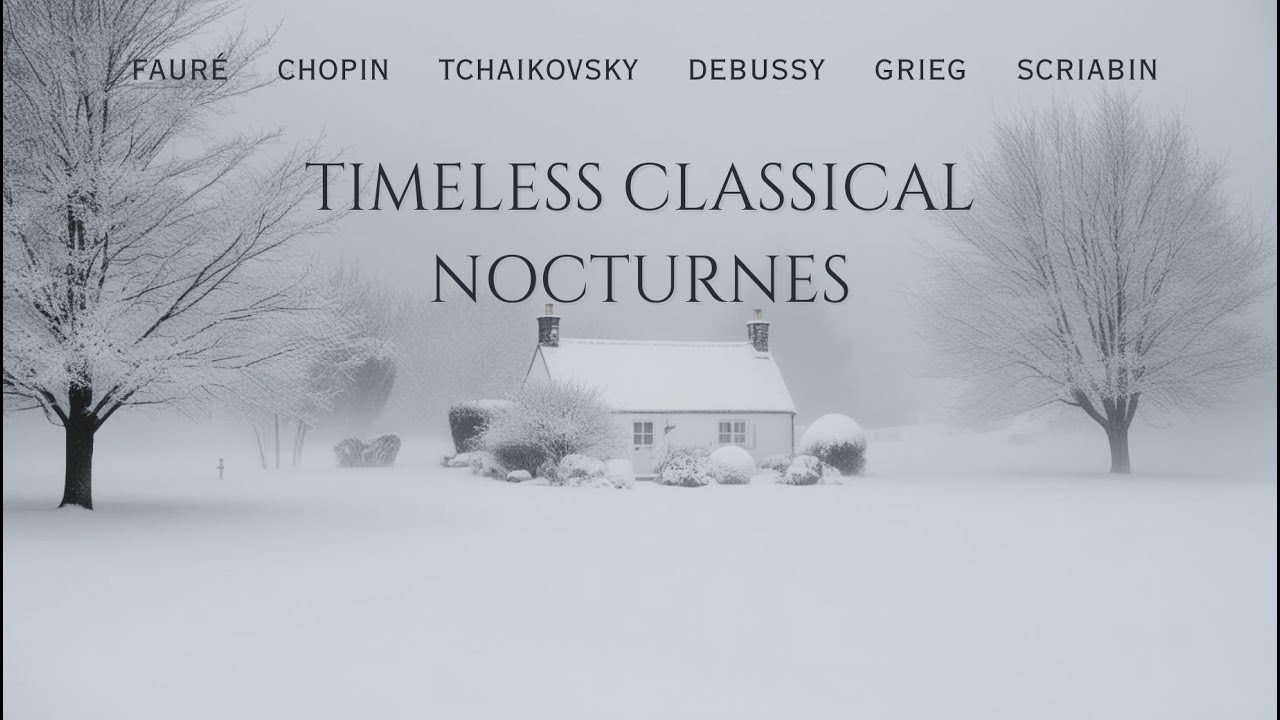 Timeless Classical Nocturnes Playlist- Chopin, Fauré, Tchaikovsky, Debussy, Scriabin, Grieg