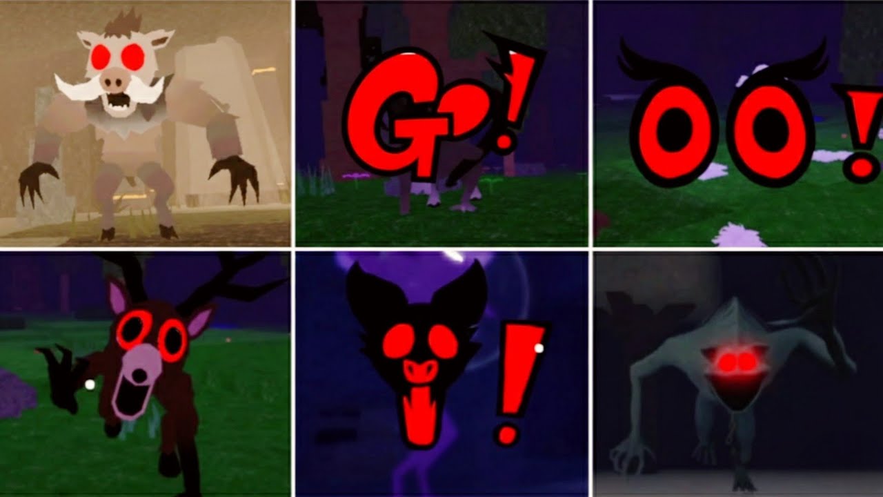 99 nights in the wild west vs Arctic vs 99 nights in the forest all jumpscares 