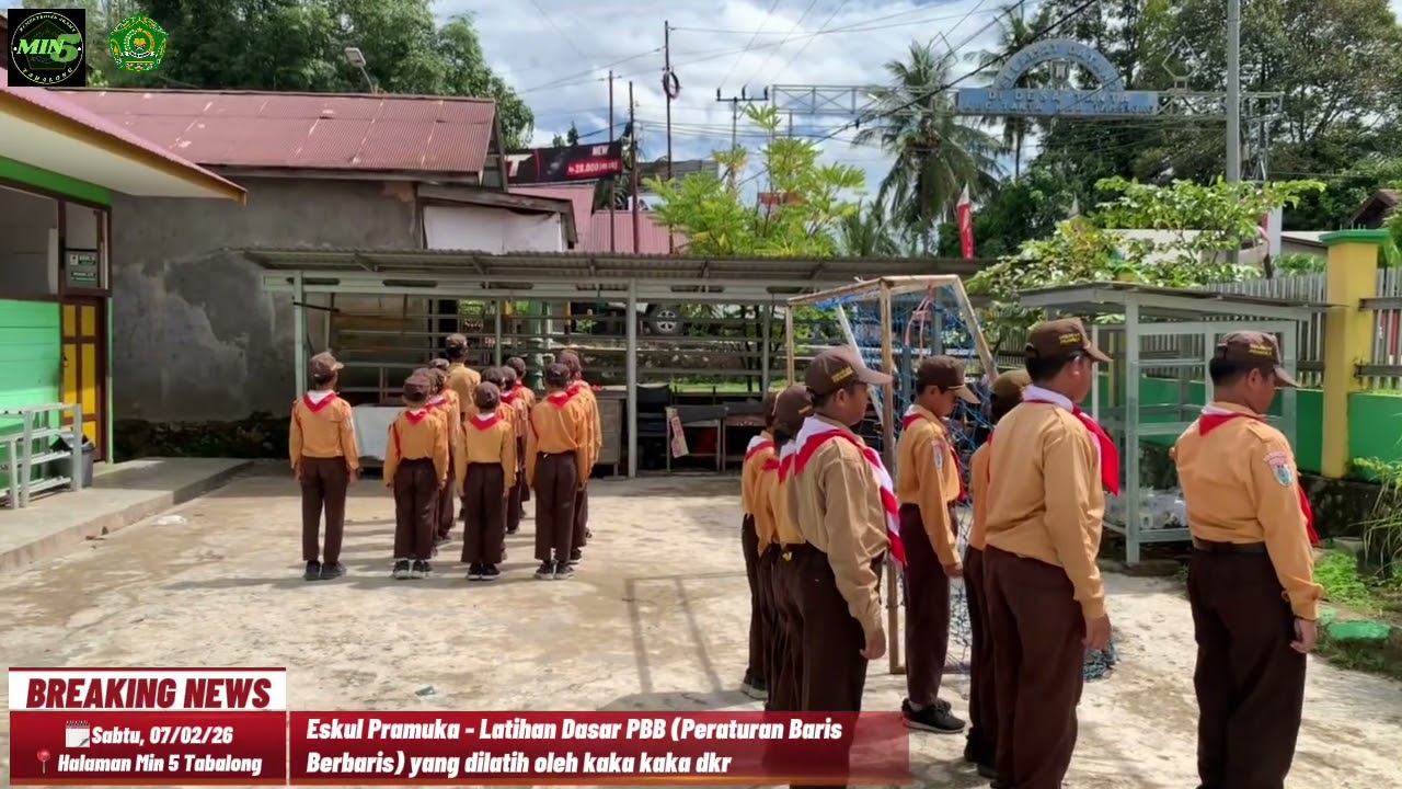 Eskul Pramuka- Latihan Dasar PBB (Peraturan Baris Berbaris)  - 07/02/26