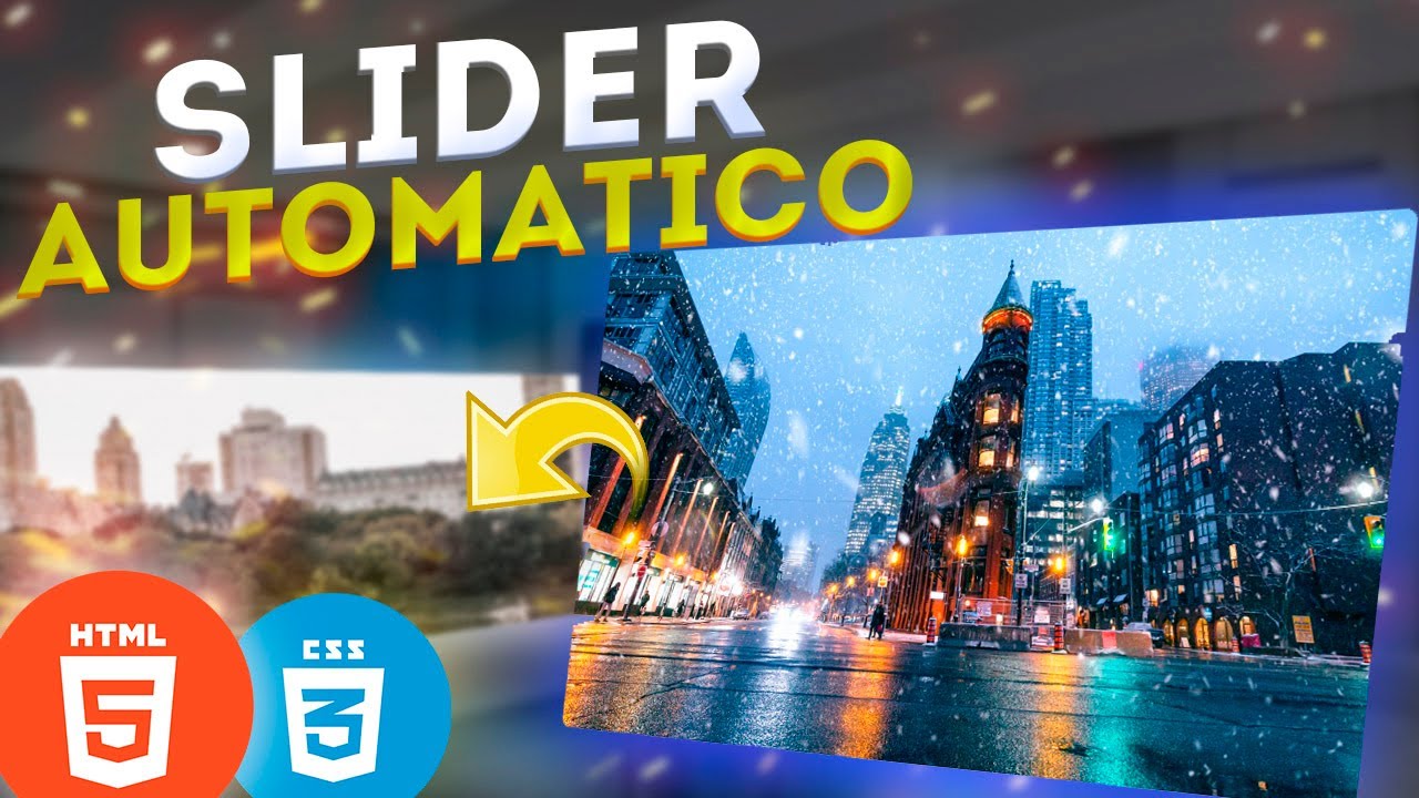 COMO HACER un SLIDER AUTÓMATICO con HTML & CSS en SOLO 4 MINUTOS | De 0 al 100% | NIVEL SUPER EASY!