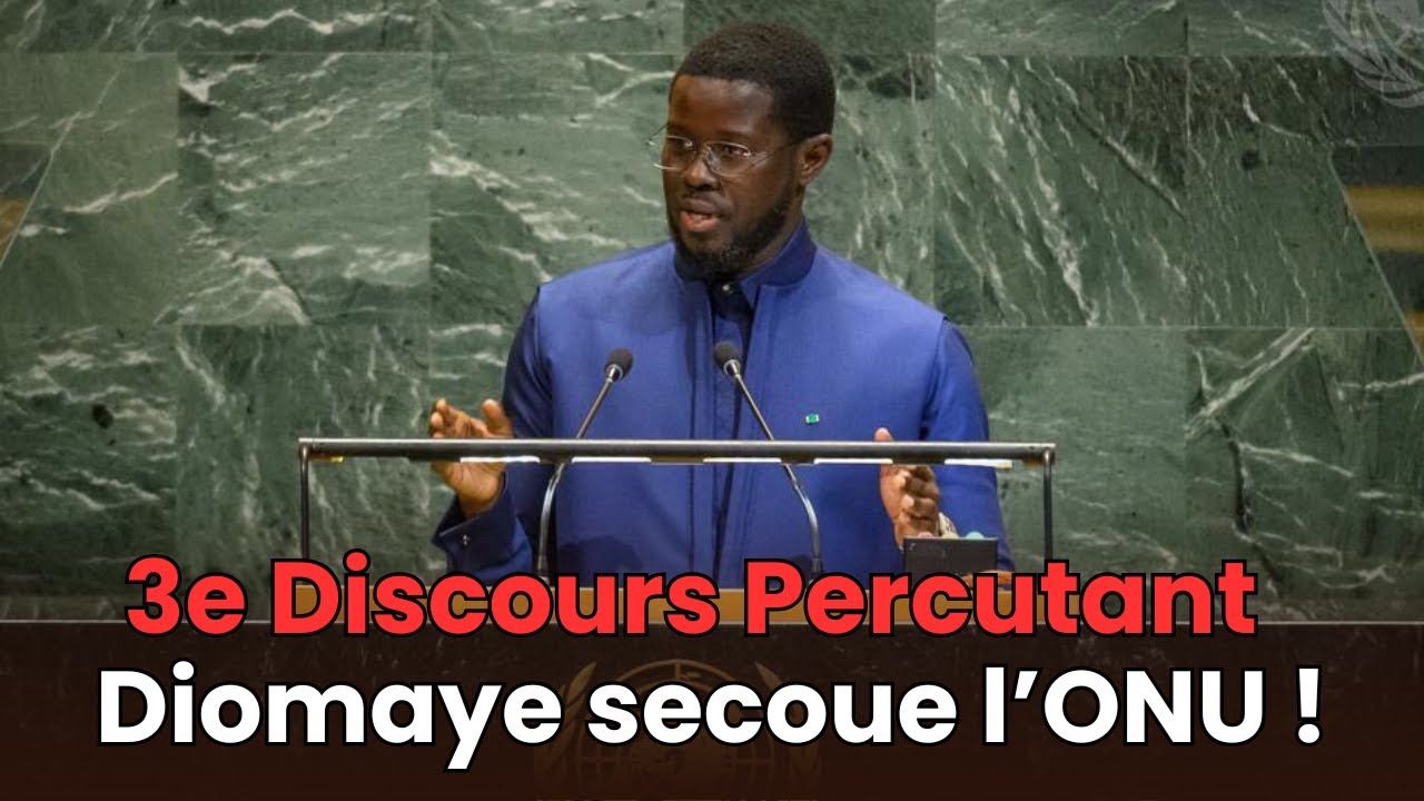 3e Discours Percutant : le Président frappe fort à l’ONU !