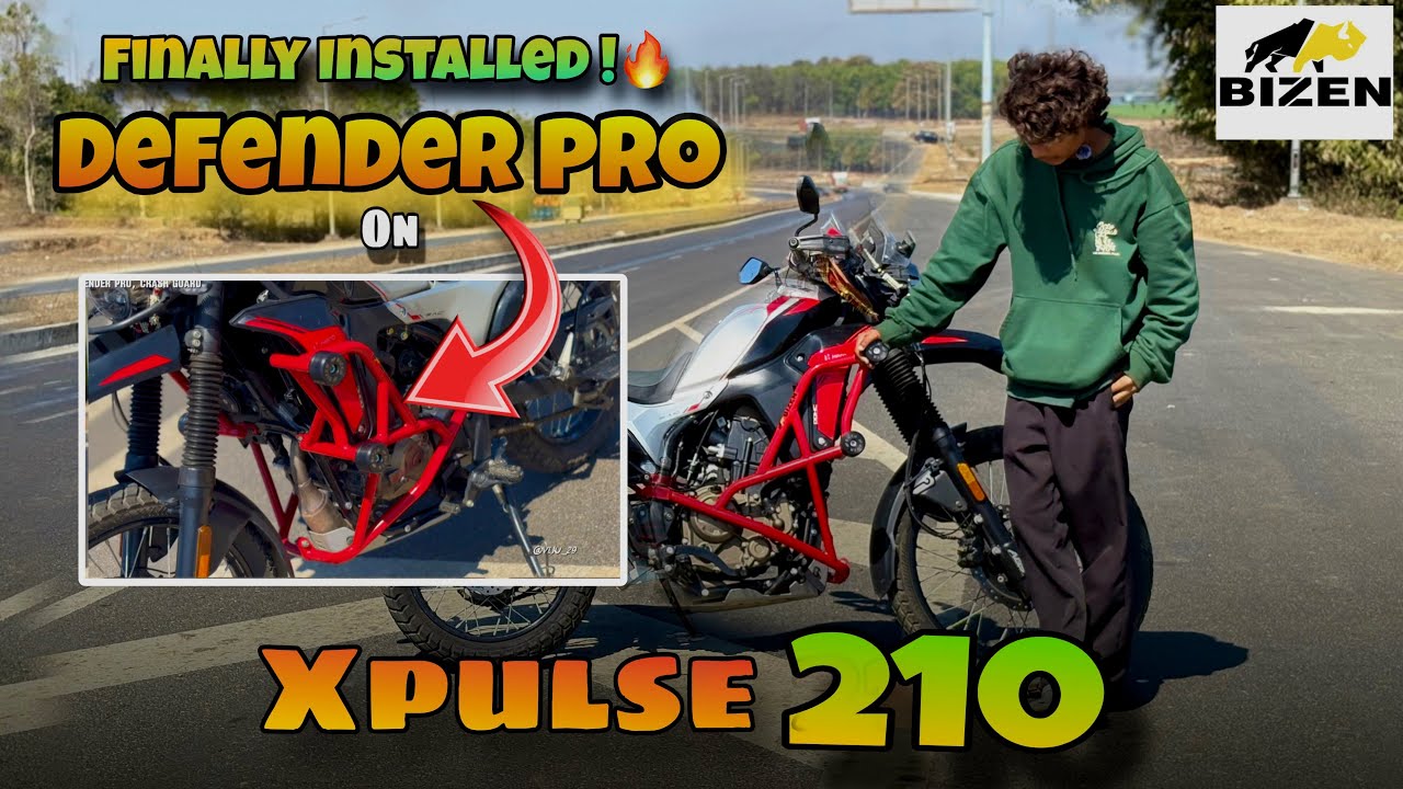 Finally Installed🔥 Defender Pro on Xpulse 210 😈 | Worth It? || 📍Ranchi (JHARKHAND)