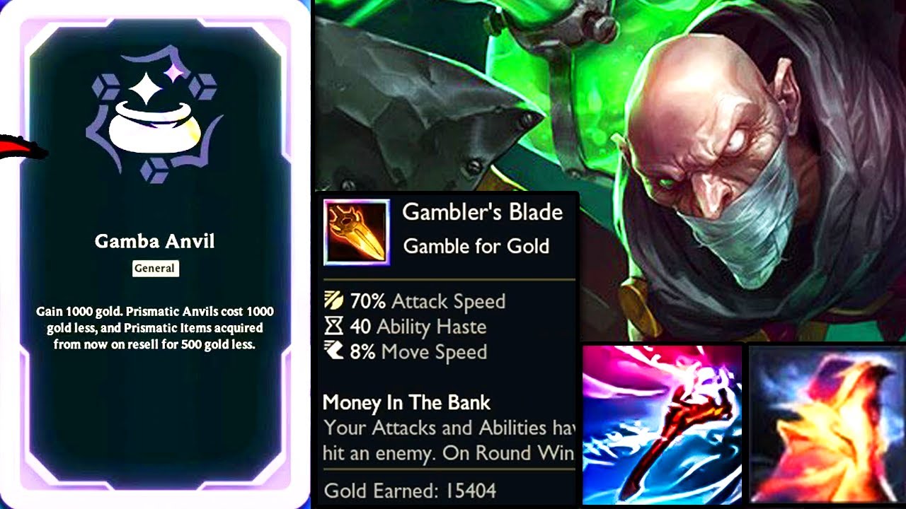 💵 FULL BUILD ROUND 6 with 3 Prismatic Items Singed - Gambler Blade + Gamba Anvil SUPER COMBO 💵