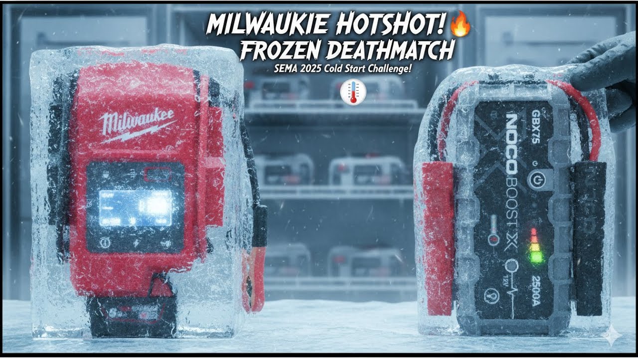 Milwaukee Tool HOTSHOT Jump Stater ￼ Тест на заморозку