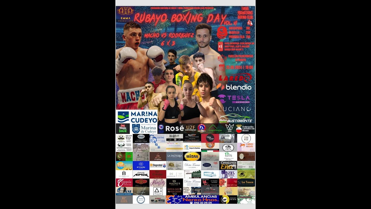 FRANCISCO RODRÍGUEZ VS BRUNO MACHO COMBATE PROFESIONAL  56 KG.