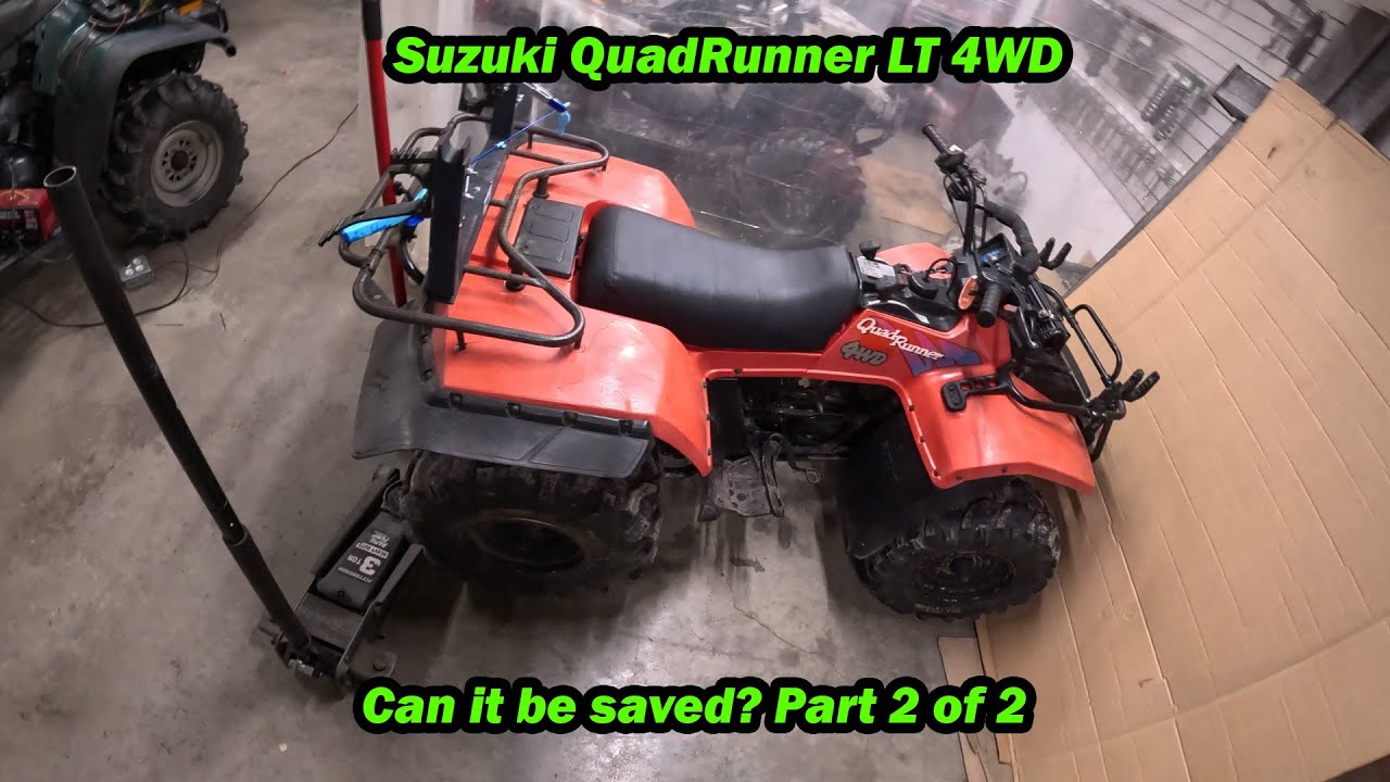 Suzuki Quadrunner LT 4WD fixing some wiring and other stuff