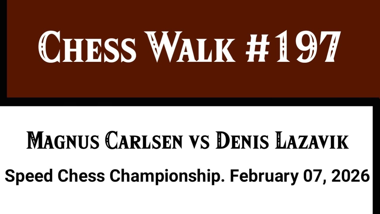 Magnus Carlsen vs Denis Lazavik • Speed Chess Championship. February 07, 2026