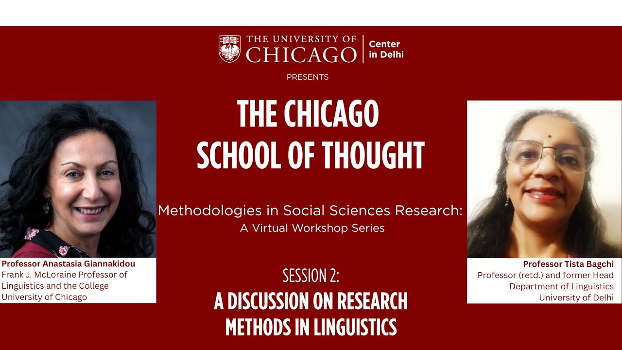 The Chicago School of Thought: A Dialogue on Research Methods in Linguistics