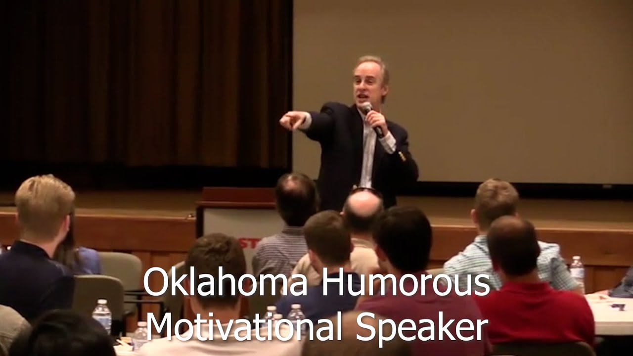 Oklahoma funny motivational speaker Charles Marshall