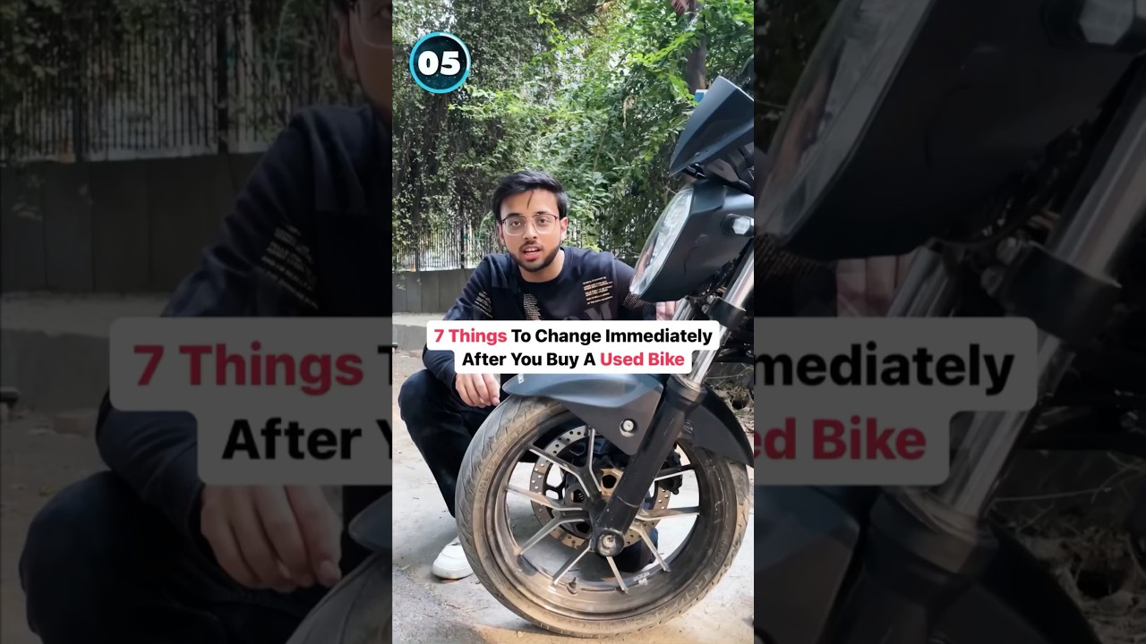 7 things to change after buying a used bike!