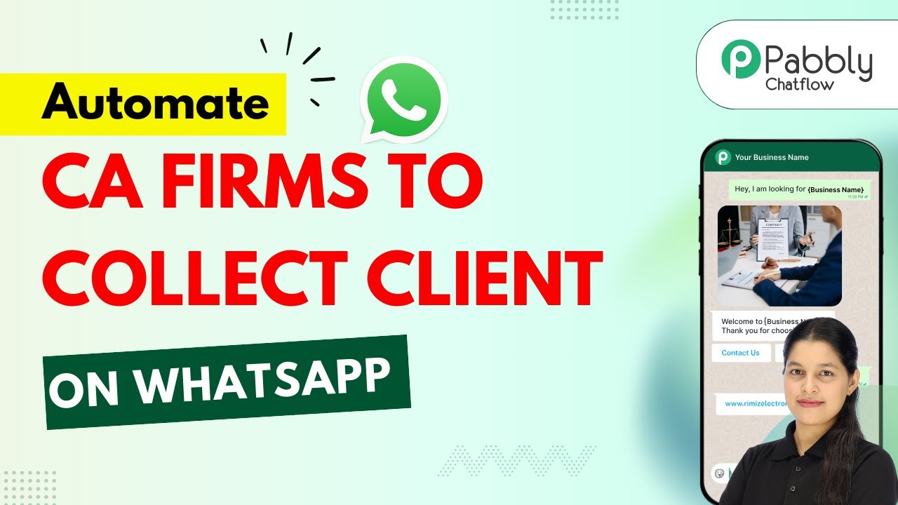 WhatsApp Chatbot for CA Firms to Collect Client Documents Automatically