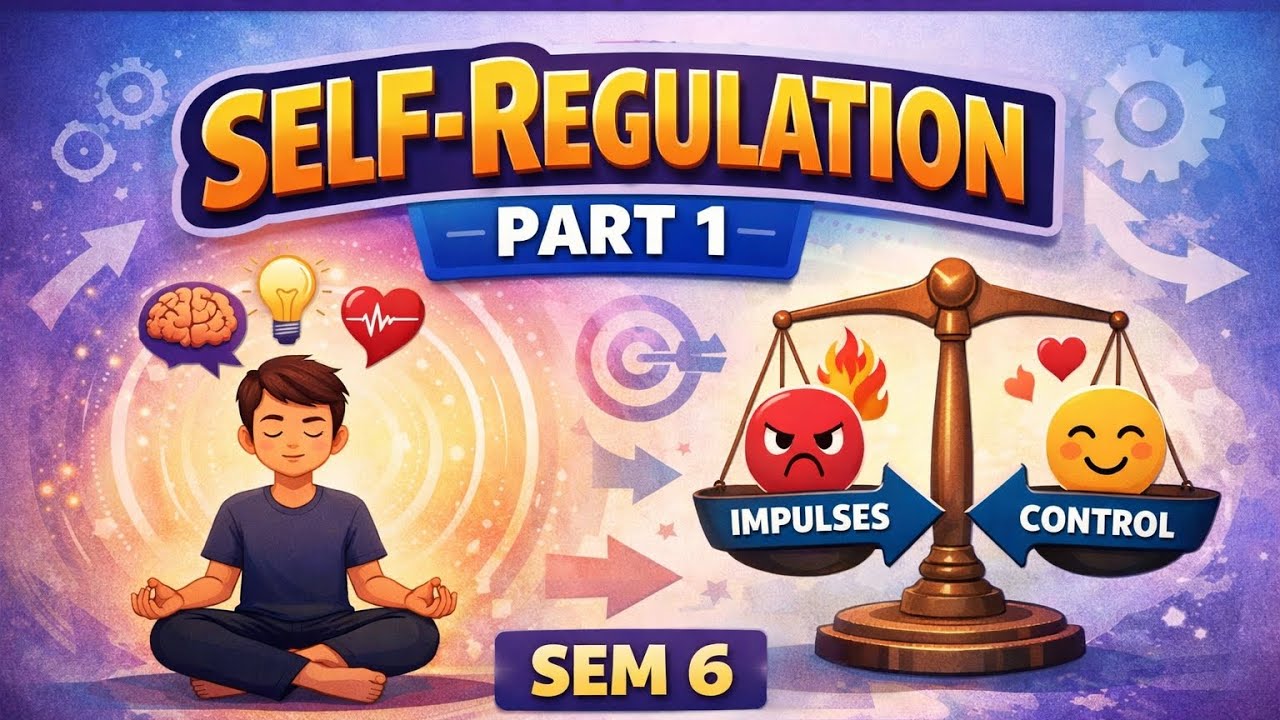 Self regulation # sem6# part 1# bsc psychology 