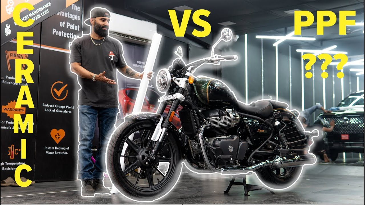 NEW MOTORYCLE SUPERMETEOR 650 ke liye PPF ya CERAMIC ??