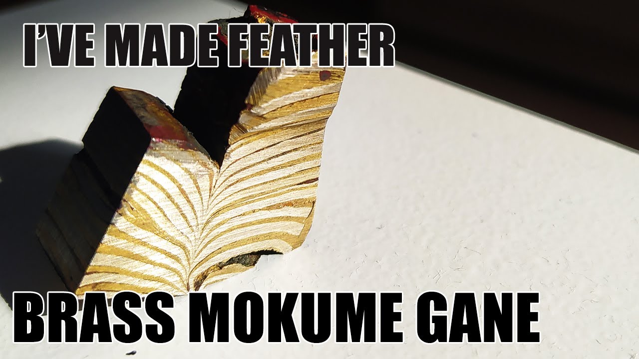 Can I make Feather pattern Golden Silver Mokume gane?