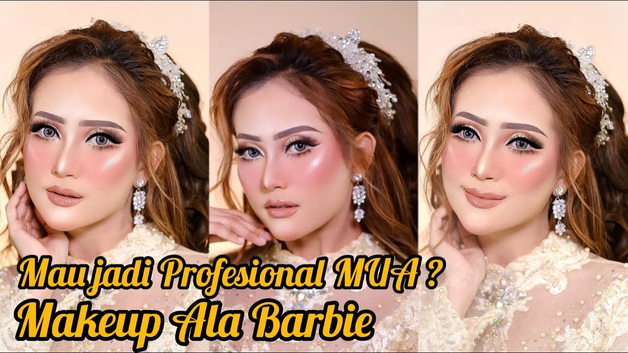 MAU TAU TUTORIAL MAKEUP ALA BARBIE ❓️ MAKEUP BY GALIHMAKUPARTIS