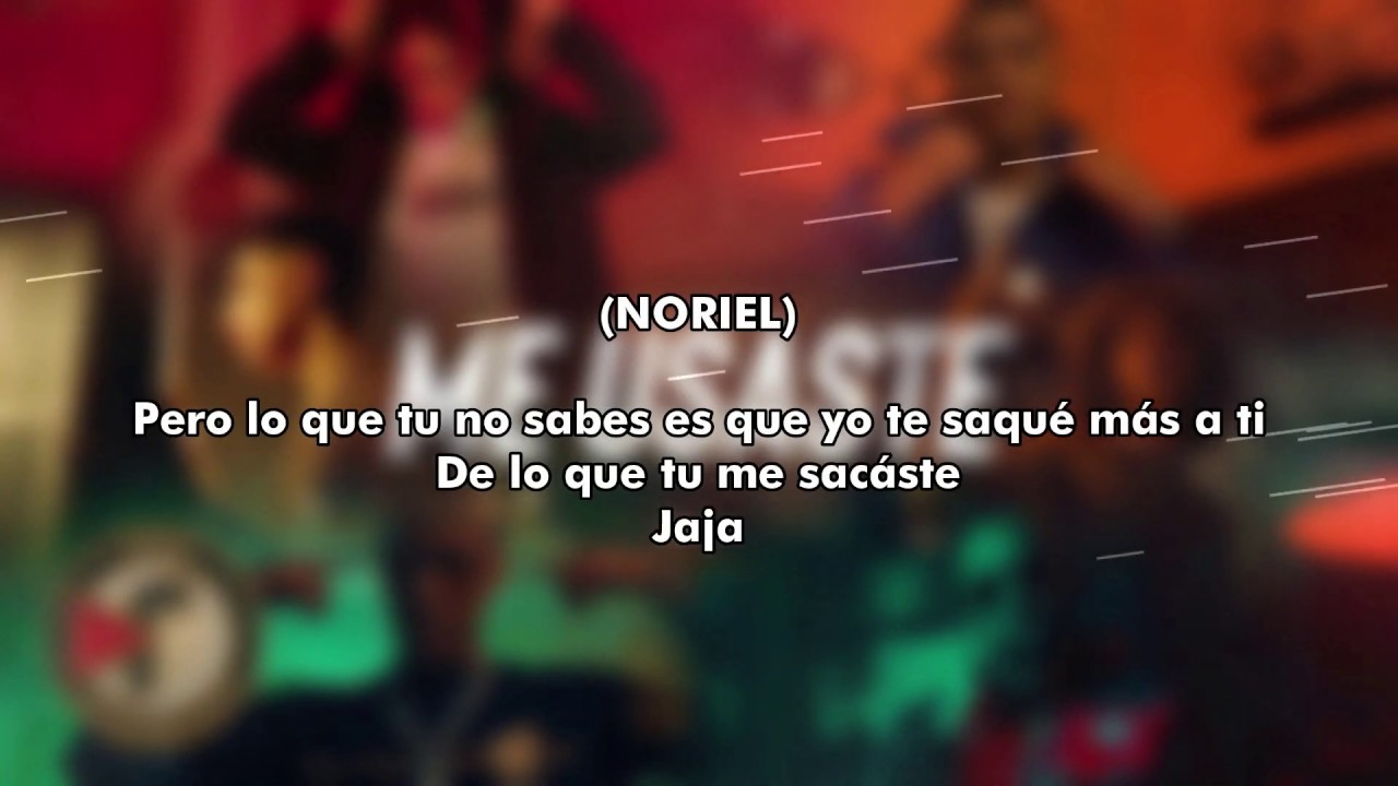 Eladio Carrión, KHEA & Noriel - Me Usaste (Letra) feat. Jon Z, ECKO & Juhn