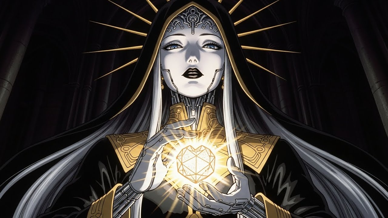1 Hour Gothic Cyberpunk Darksynth & Dark Synthwave Mix | Gregorian Choral Music for Focus