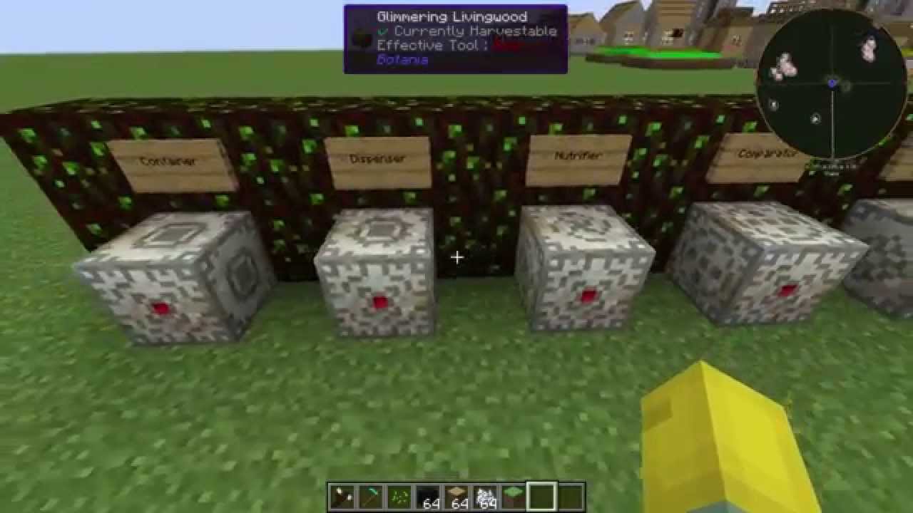 Tutorial Botania. Red Stringed: Spoofer, Container, etc...