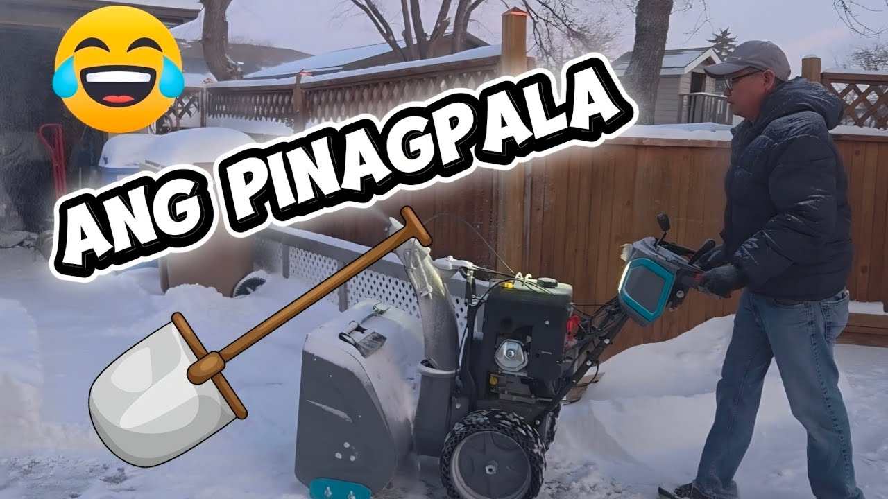 Winter Reality in Canada 🇨🇦 | Todo Shovel/Snow blower sa Makapal na Snow! ❄️