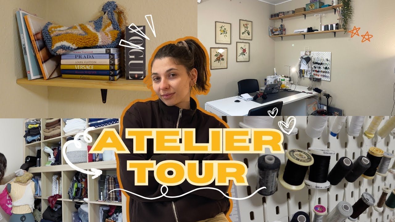 ATELIER TOUR : Rangement & organisation couture 🧵🪡