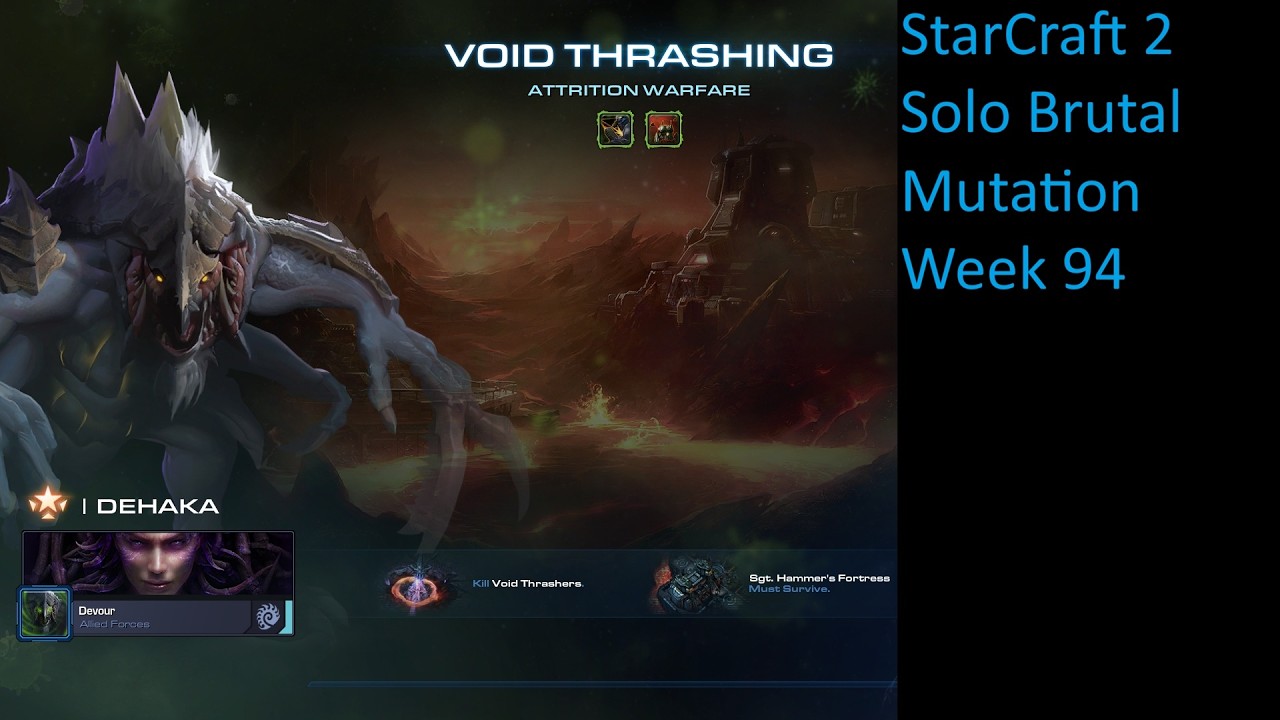 Starcraft 2 Coop Solo Brutal Mutation: Attrition Warfare