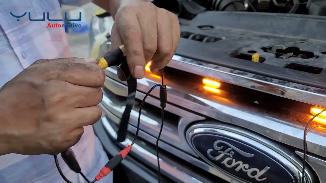 How to install the front camera of Ford Ranger and Everest.