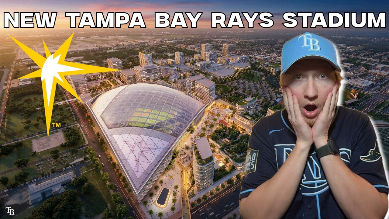 НОВИНКА! Команда Tampa Bay Rays представила новый стадион MLB в Тампе! | Реакция болельщиков Rays