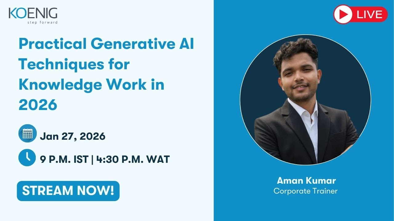 Practical Generative AI Techniques for Knowledge Work in 2026