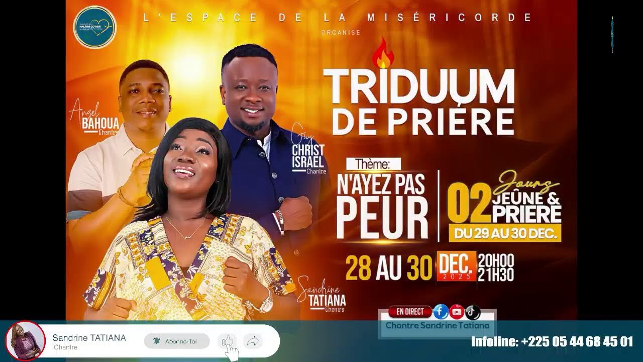 Bienvenue à l'espace de la Miséricorde du 25/07/2025.