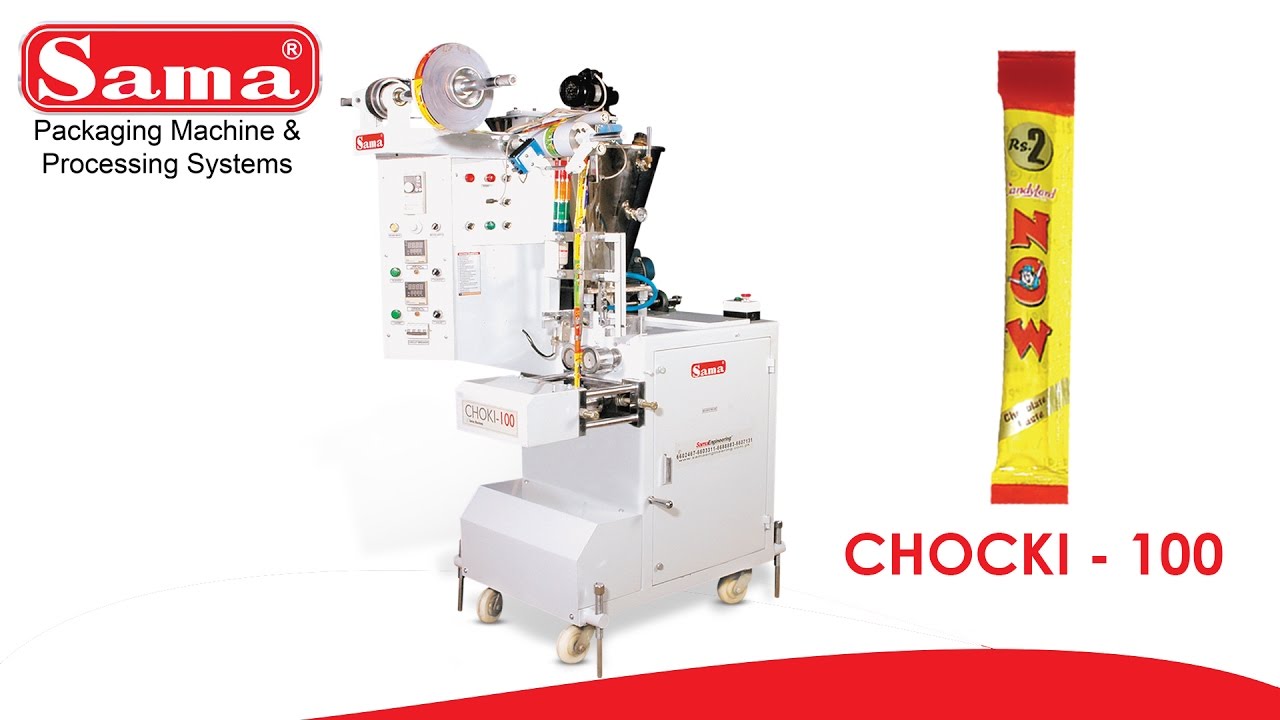 Chocolate Packing Machine - CADBURY Stick Shape | Sama Engineering