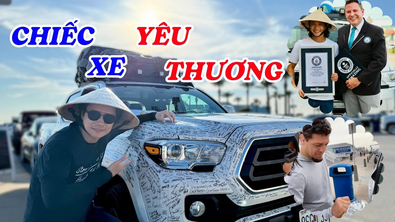 Người sở hữu chiếc ô tô bán tải có nhiều chữ ký nhất thế giới - ĐỘC LẠ BÌNH DƯƠNG