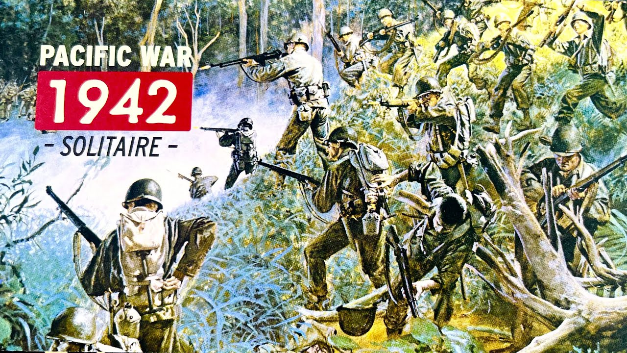 Pacific War 1942 Solitaire Pocket Travel Game!