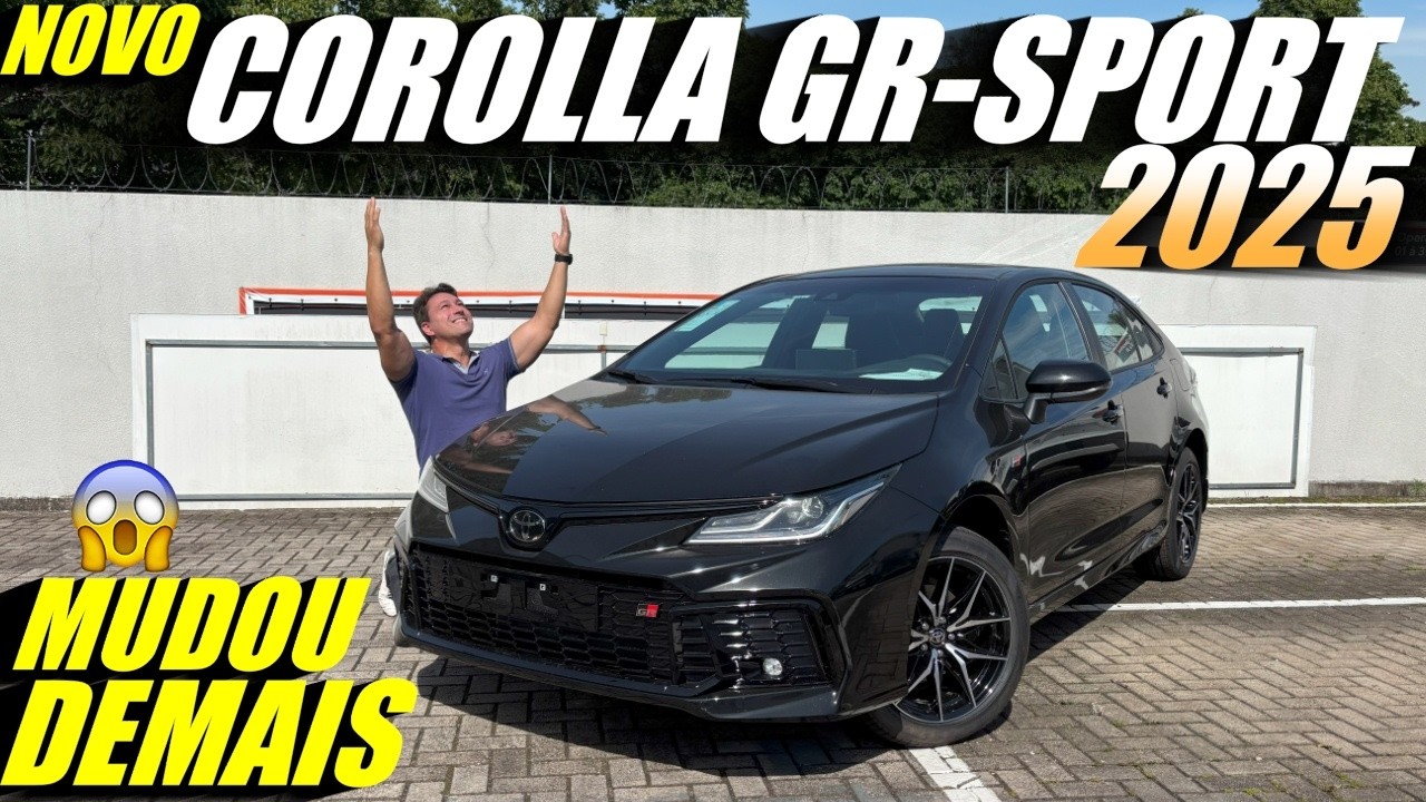 NOVO COROLLA GR SPORT 2025 - Versão Esportiva Ganhou Equipamentos e Mudou Visual!