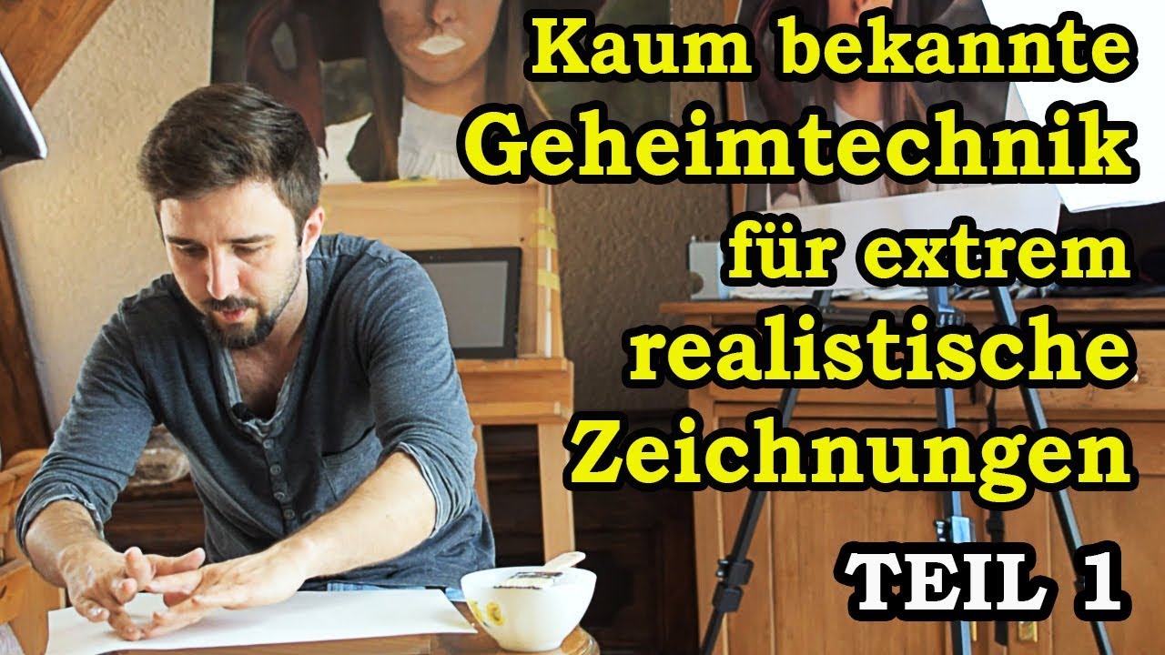 Geheime Zeichentechnik für extrem realistische Zeichnungen  - Teil 1 - Vorbereitung