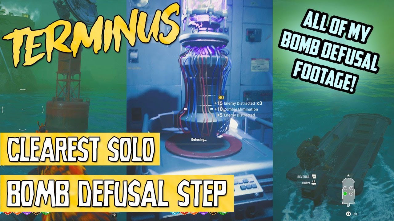 Terminus CLEAREST BOMB DEFUSAL & HACKING BUOY GUIDE SOLO & CO OP (6th Easter Egg Step)