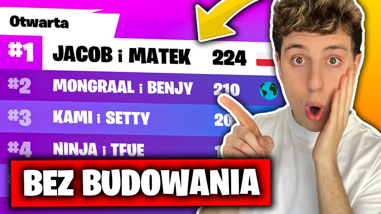 Wygraliśmy TURNIEJ BEZ BUDOWANIA w Fortnite