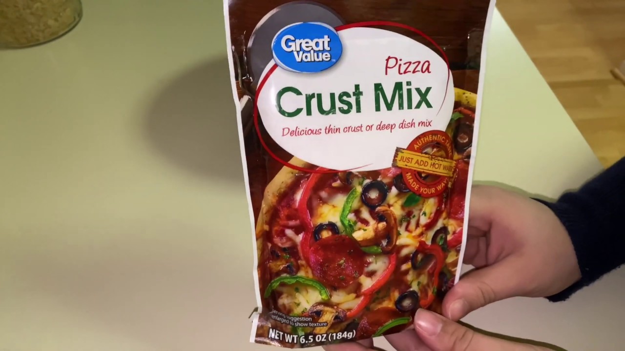 Quick made Pizza with Walmart crust mix