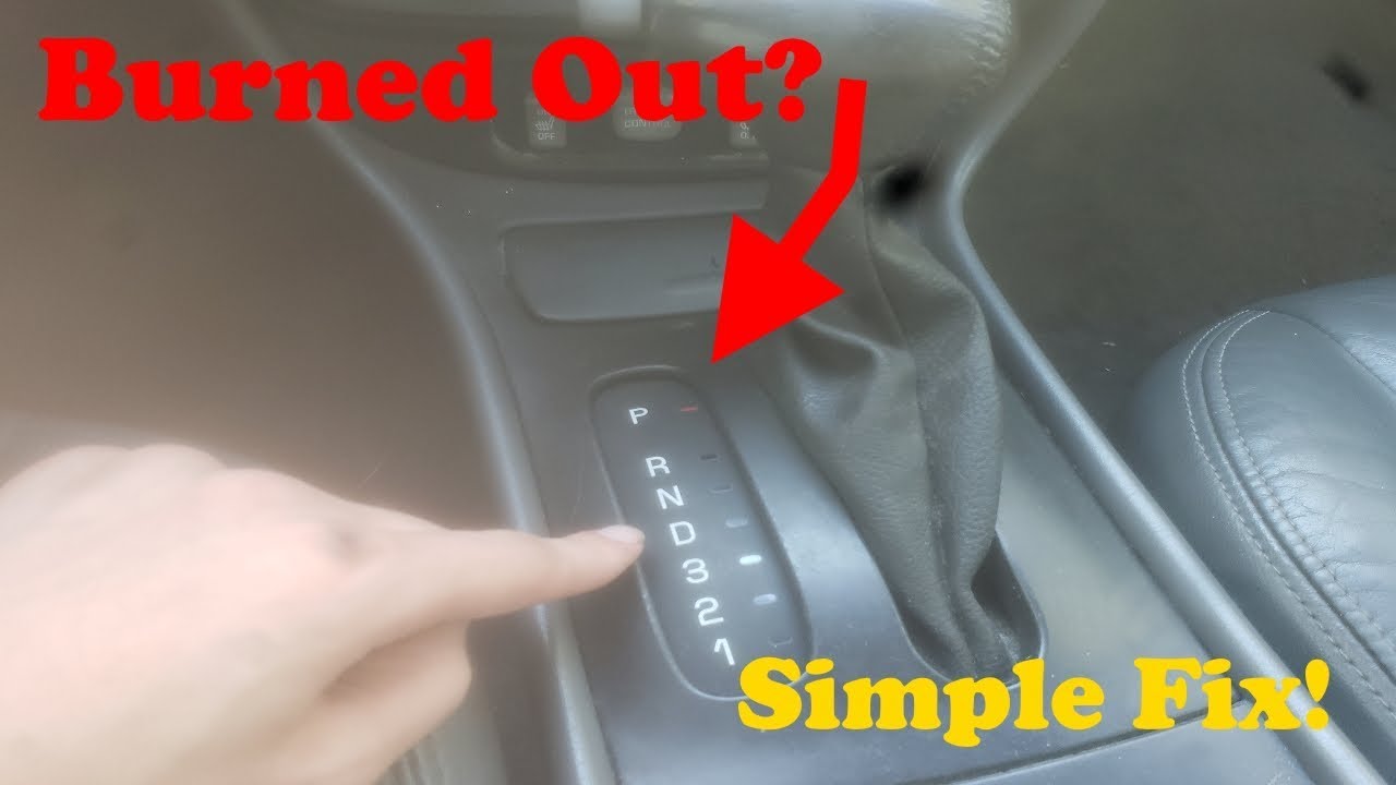 2000-2005 Pontiac Bonneville: How To Replace Gear Selector Light