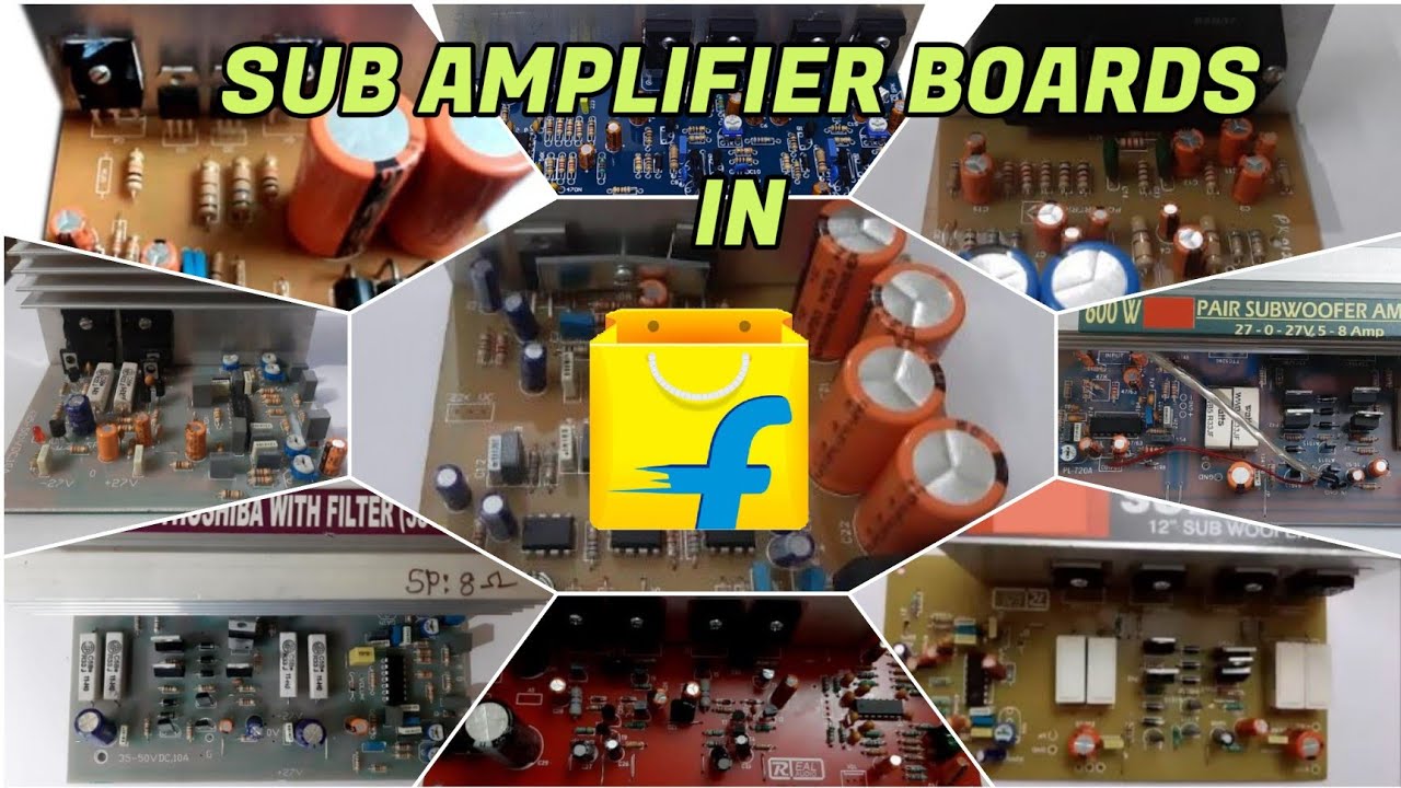 Subwoofer amplifier boards available in flipkart.