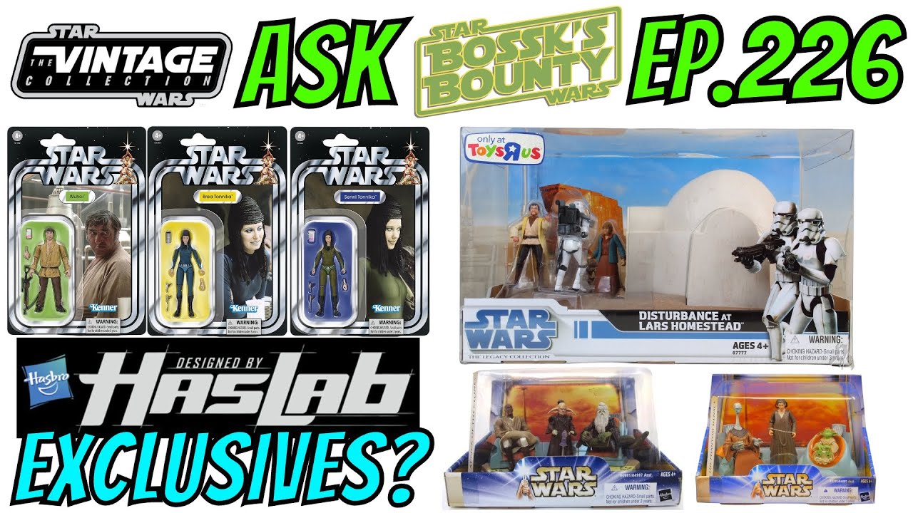 Are the Figures Included in The HASLAB Cantina 100% Exclusive? Other Tatooine Figures in 2025?