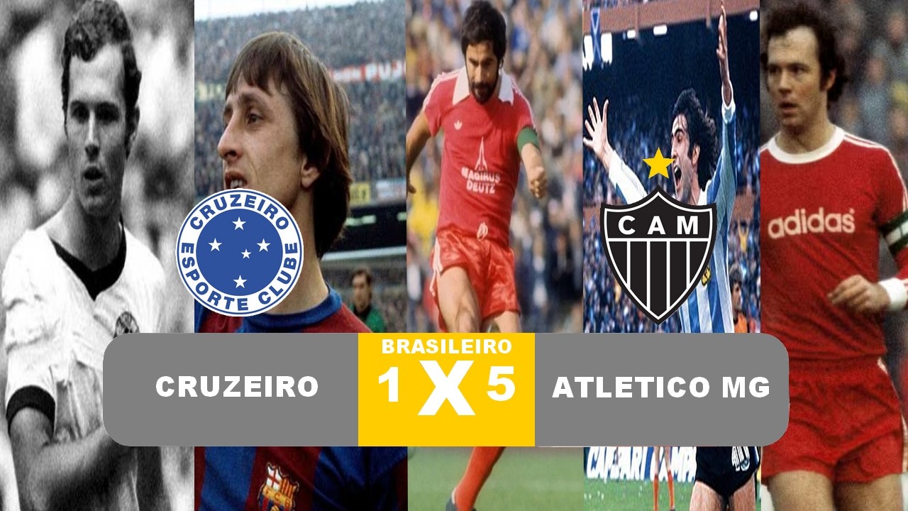 CRUZEIRO 1 X 5 ATLETICO MG FINAL (VOLTA) PES 2017 1978