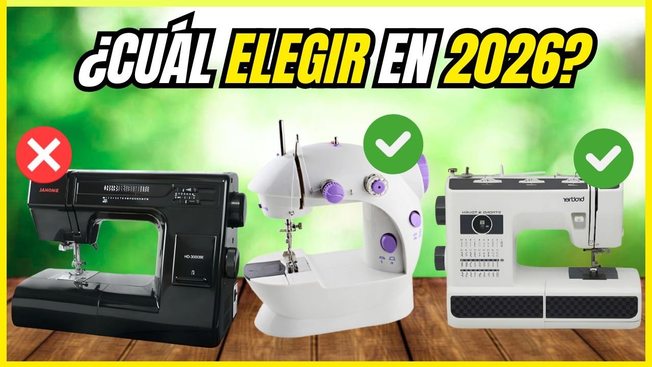 [TOP 6] Las Mejores Máquinas de Coser Para Principiantes 2026