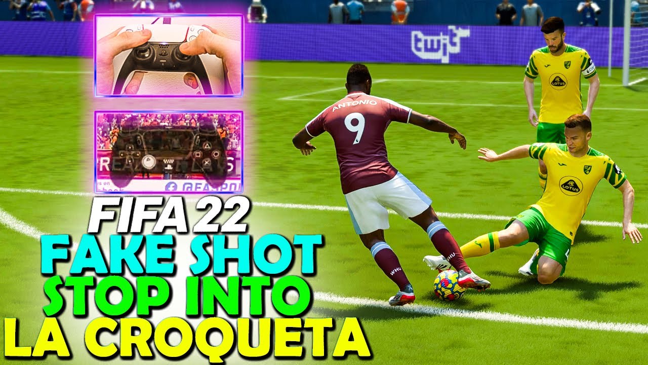 One of the BEST SKILL MOVE COMBINATIONS in FIFA 22 | FAKE SHOT STOP into LA CROQUETA | FIFA 22