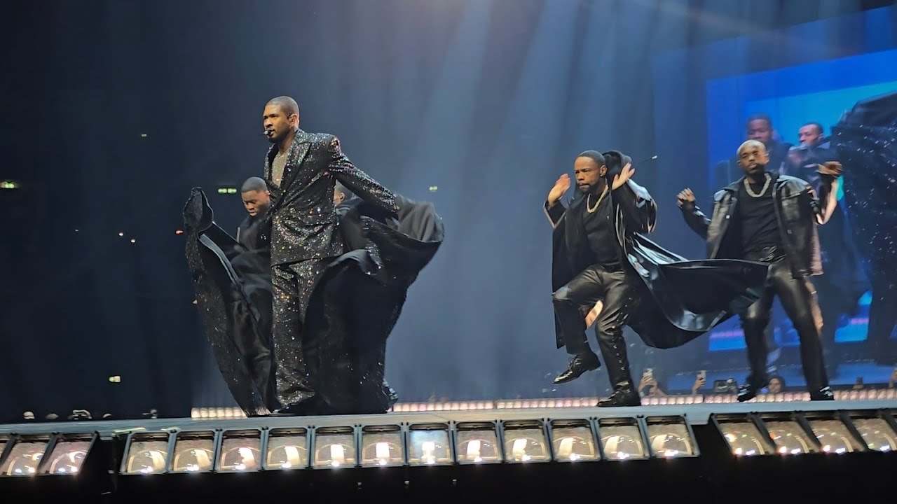 USHER - Intro / COMING HOME / DADDY'S HOME / BIG | Past Present Future tour |4K live in Berlin 04.05