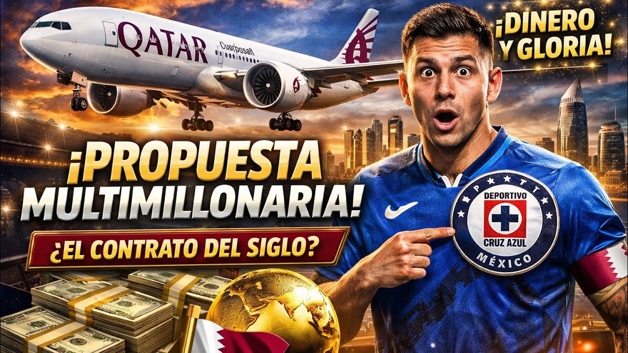 ¡OFERTA MILLONARIA! QATAR AIRWAYS QUIERE AL CRUZ AZUL COMO SU EMBLEMA GLOBAL