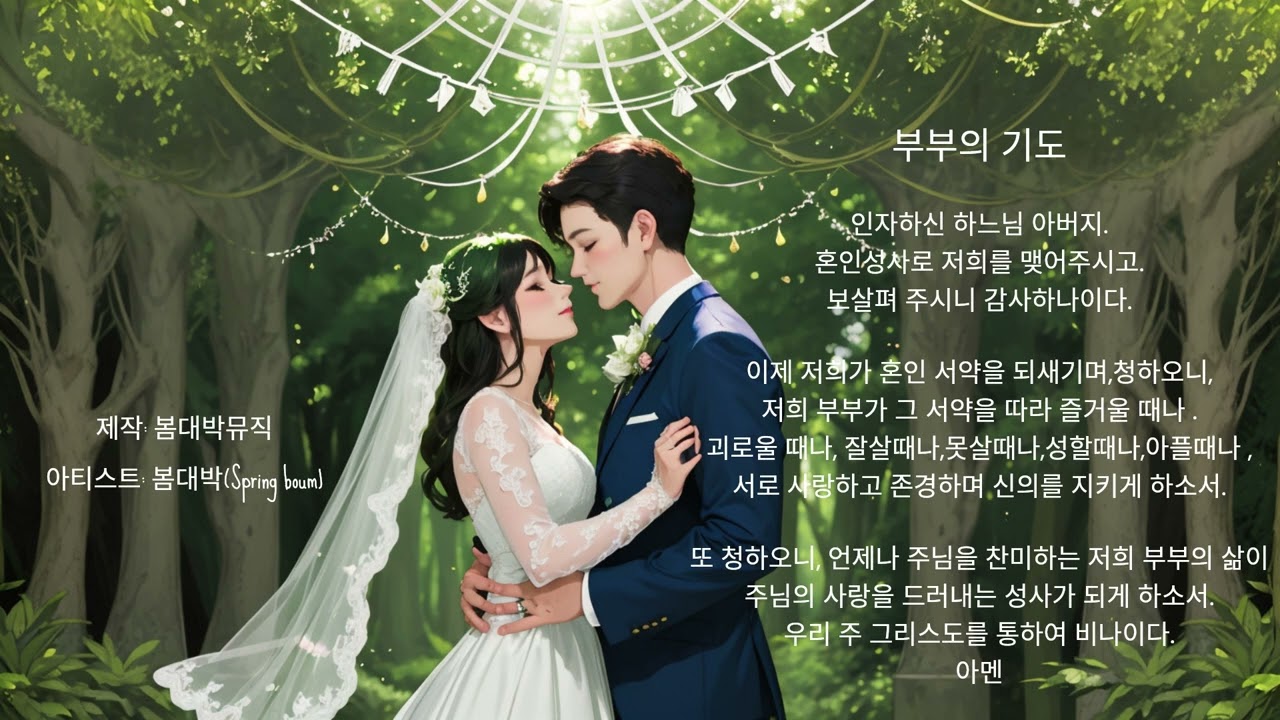 봄대박뮤직 * 부부의 기도 * (노래로 듣는 기도문)
