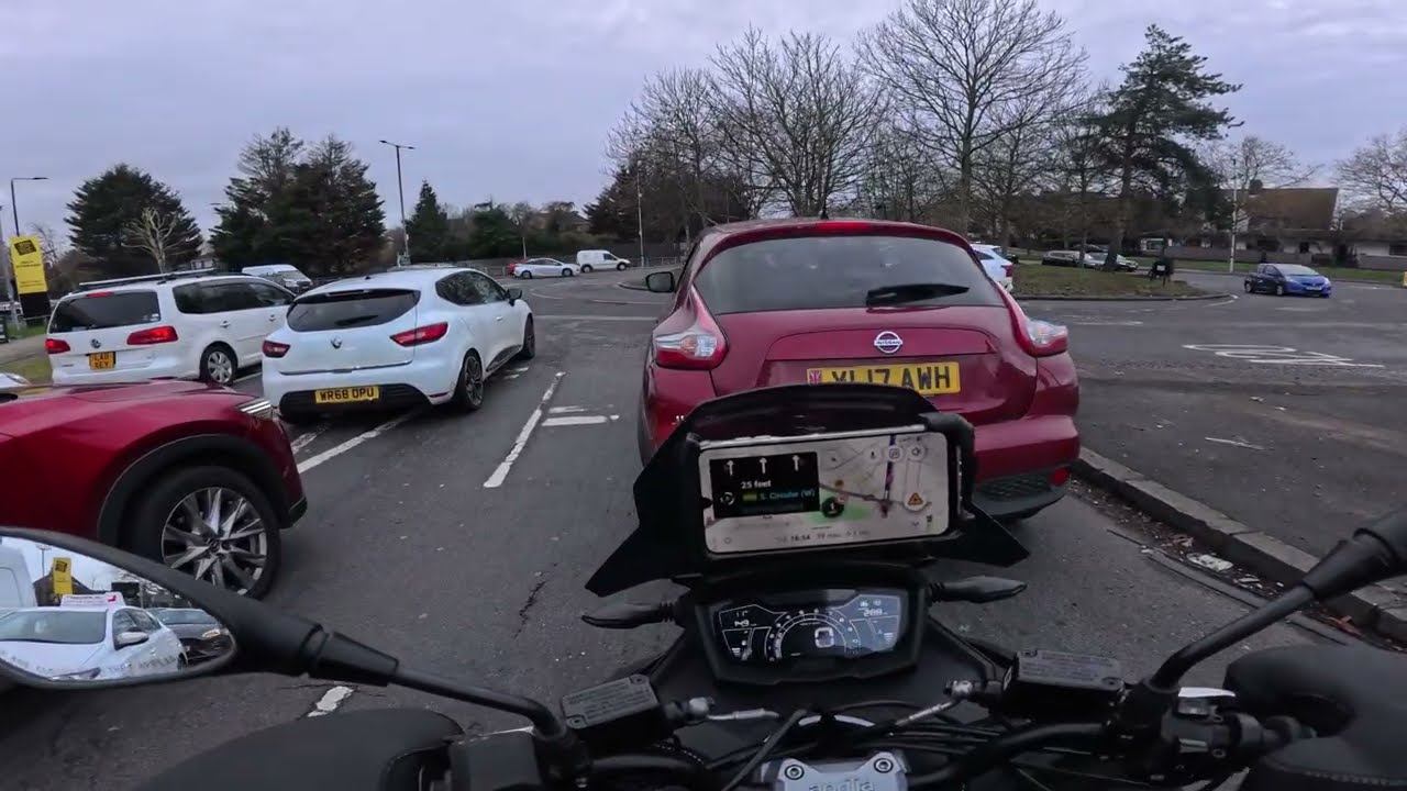 London Motorcycle Ride | Abbey Wood → Selhurst | Aprilia RS GT 125 Urban Trip | 4k video | Raw Audio