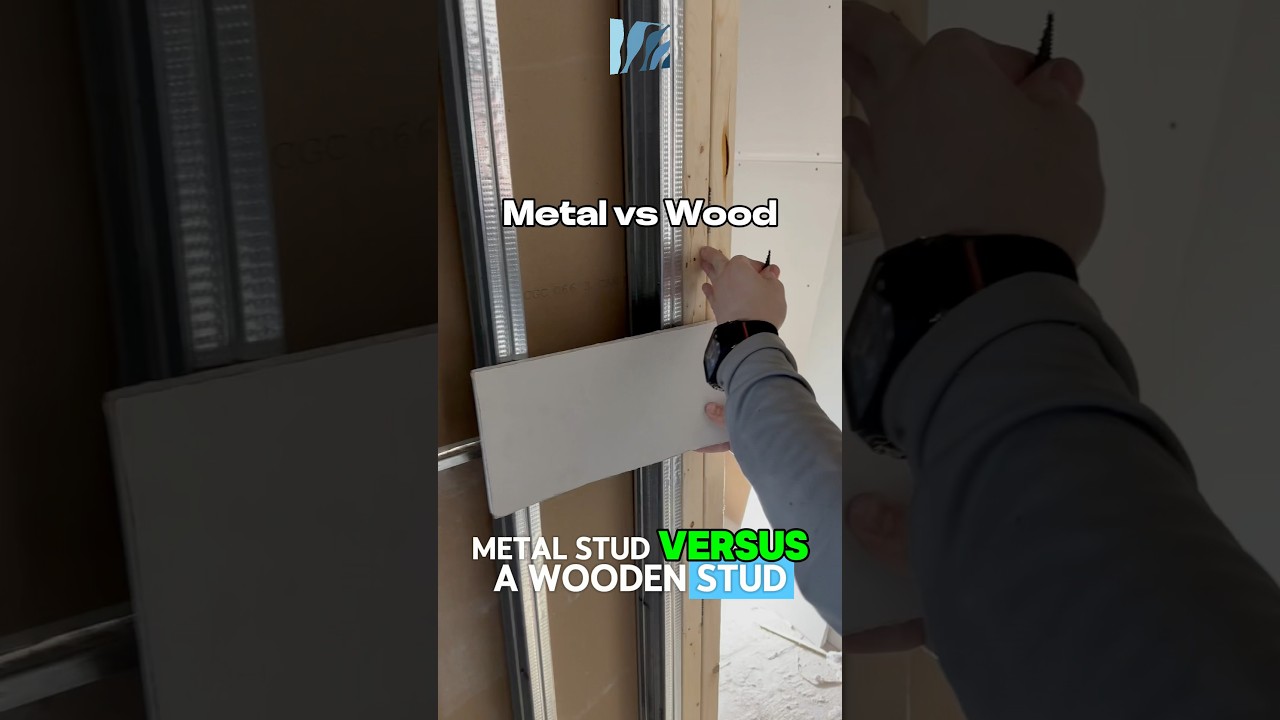 Metal vs wood how to tell the diffrent screws apart #construction #drywall