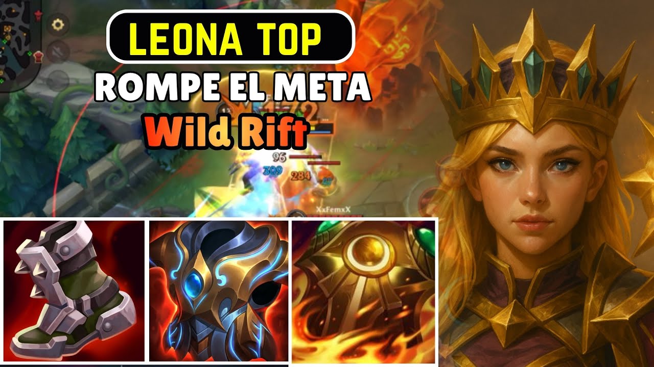 🚨 ¡LEONA ROMPE EL META! 😱 | Carreo ÉPICO en Wild Rift ⚡